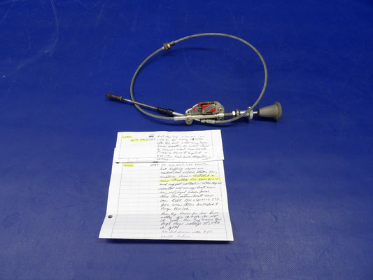 Mooney M20 / M20E Throttle Control Cable P/N 660190-005 (0826-1263)0