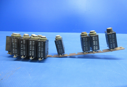 Piper PA-28-161 Warrior Circuit Breaker Set P/N 435-205-103 (0824-1020)