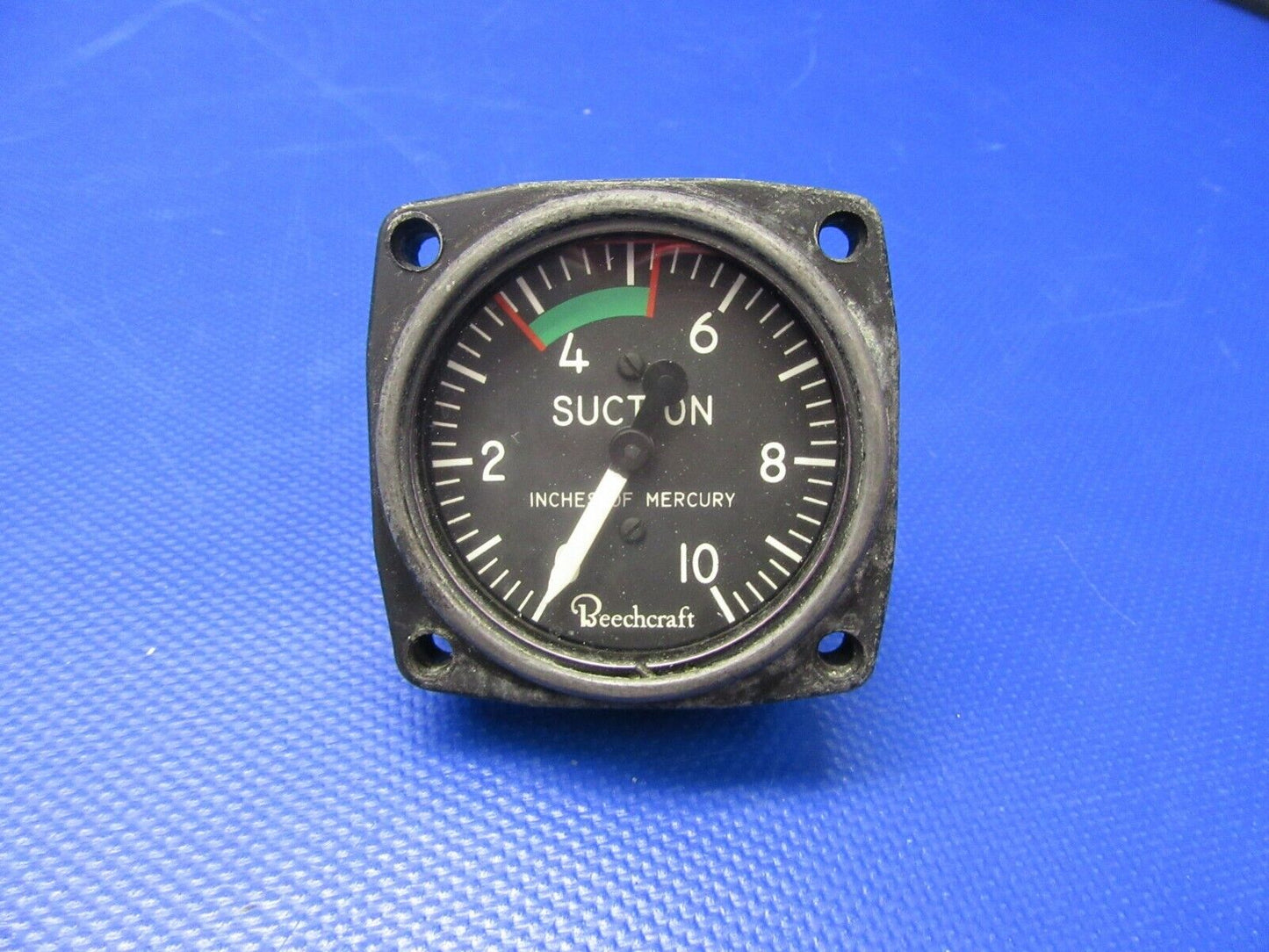 Beech A23A Musketeer Suction Gauge P/N 50-384042-1, SP-357H-BEC (0521-422)