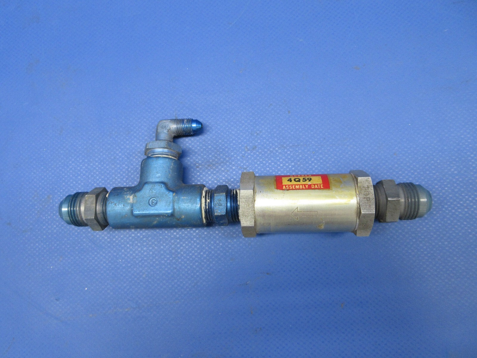 Piper PA-23-250 Aztec Kohler Check Valve P/N K-1330-6 (0624-1346)0