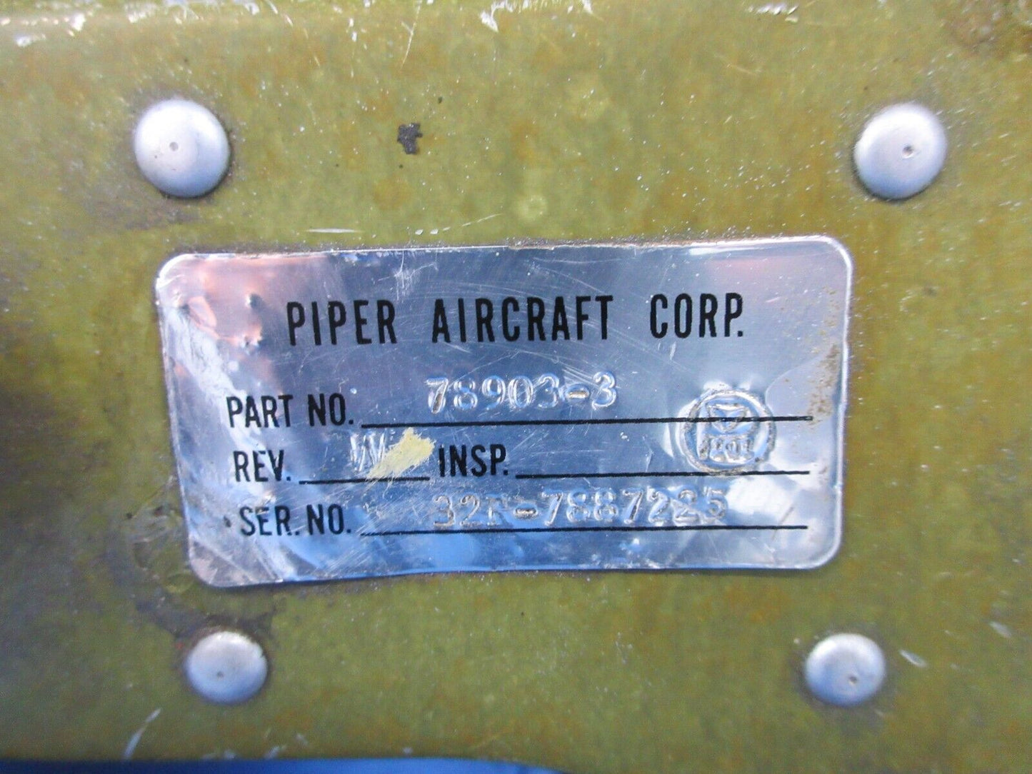 Piper PA-32RT-300T AFT Fuselage Section Sta.259-Sta.285 P/N 78903-3 (1024-2003)