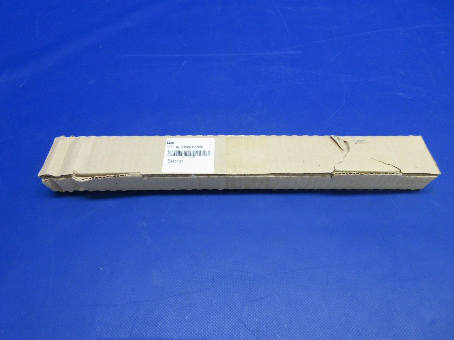 Beech Beech Jet Curved Back Neon Tube Lamp P/N AL-1235-T-355B NOS (0326-723)1
