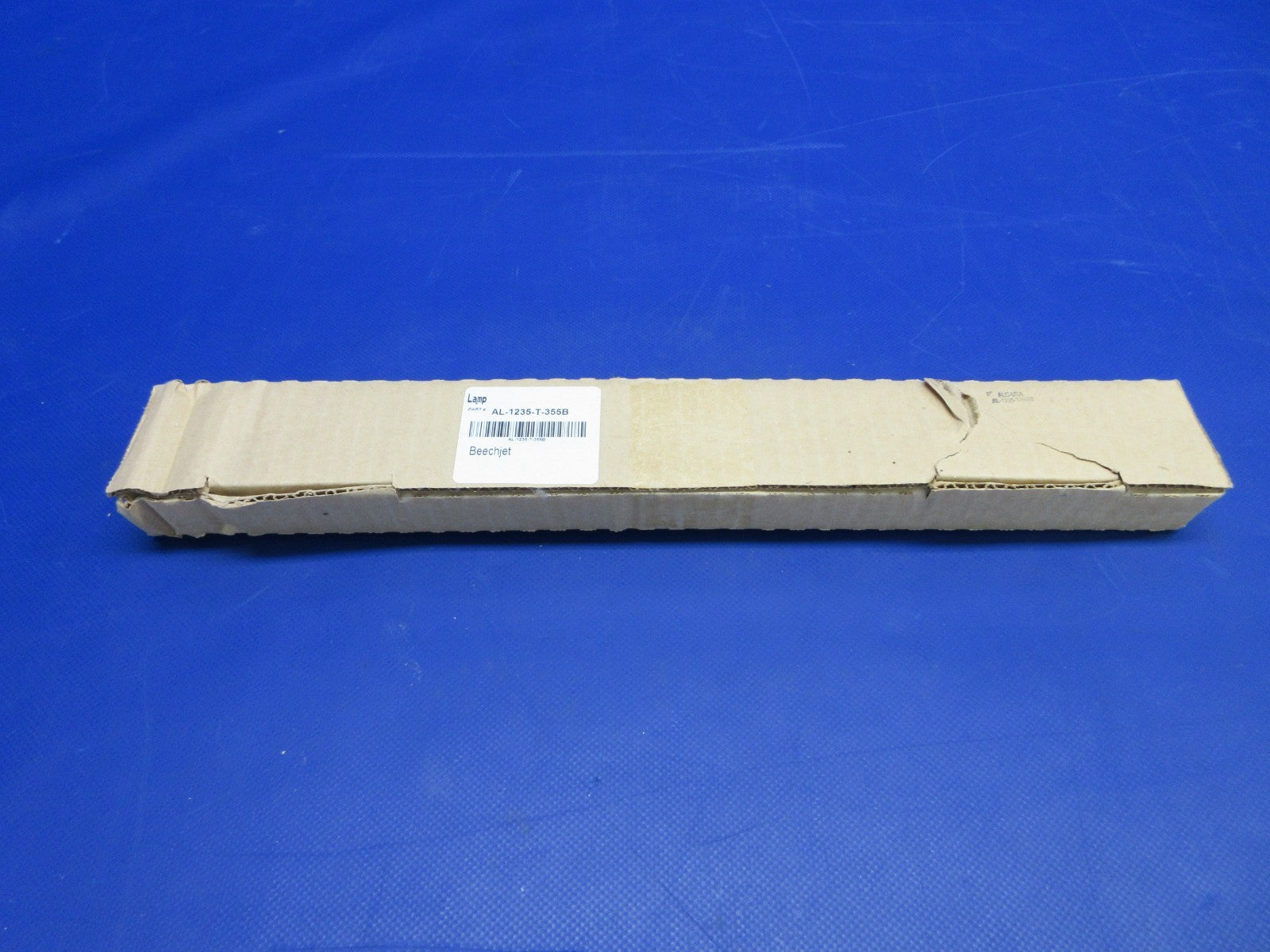 Beech Beech Jet Curved Back Neon Tube Lamp P/N AL-1235-T-355B NOS (0326-723)1