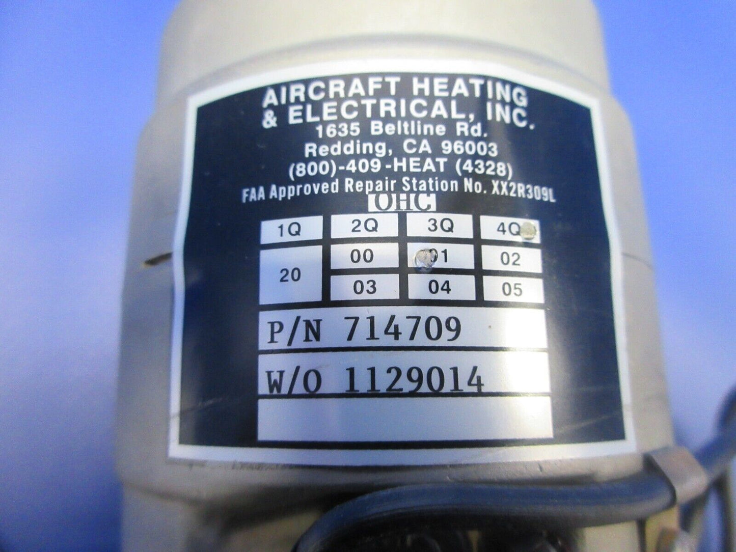Robbins & Meyers Heater Blower Motor P/N 714709 (1124-929)