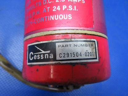 Dukes Auxiliary Electric Fuel Pump 28v P/N C291504-0201 TESTED (0724-139)