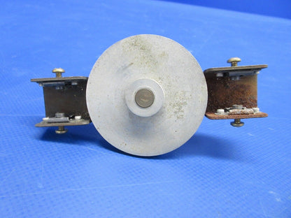 Piper PA-23-235 Rudder Trim Cable Pulley & Crank Assy P/N 18503-000 (0524-1844)