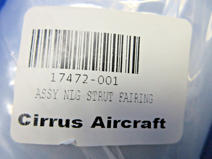 Cirrus SR20 / SR22 Nose Gear Strut Fairing P/N 17472-001 NOS (0326-954)2