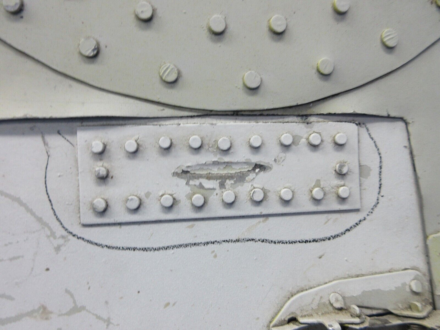 Bell 47J-2 Helicopter Fuselage Cowl LH P/N 47-340-207-225 (1124-1415)