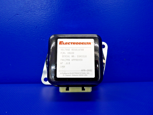 Electrodelta Voltage Regulator 14V w/ 8130 P/N VR600 NOS (0426-1231)0