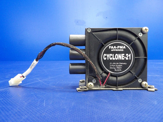 Diamond DA-40 Cyclone 21-3 Port Avionics Cooling Fan 24V TESTED (0626-1430)0