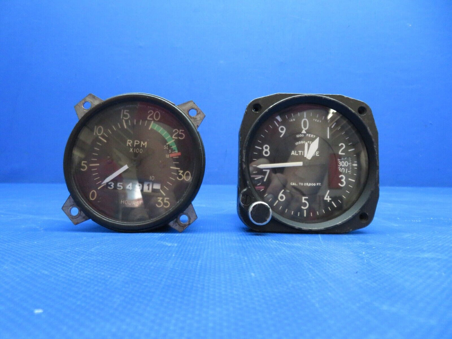 Champion 7ECA Aircraft Instruments Man Cave / Decoration LOT OF 8 (0824-113)