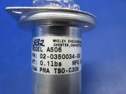 Whelen A506 Strobe Flash Tube P/N 02-0350034-00 NOS (0426-803)7