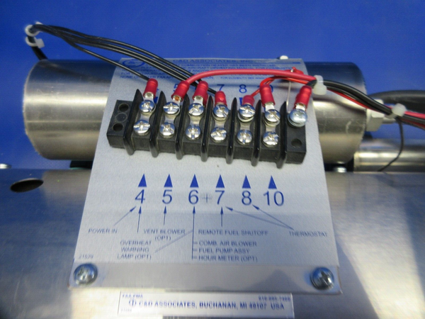 Cessna 310 / 301R C&D Associates CD45K Heater 24V P/N CD14071-1 NEW (1124-2063