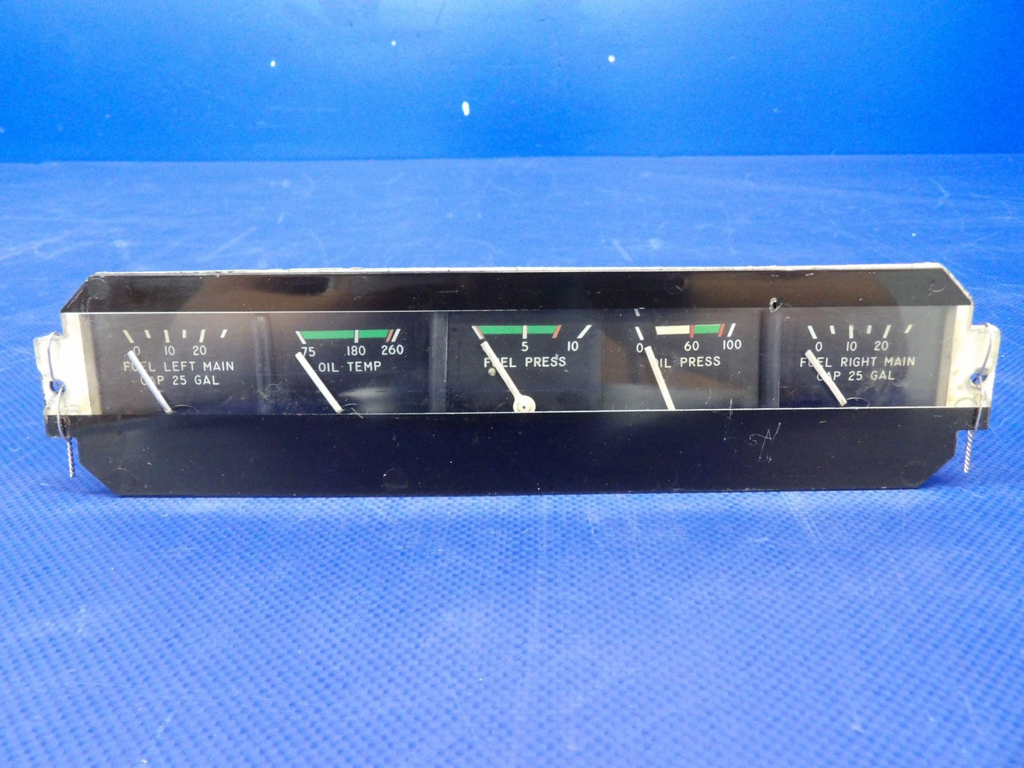 Piper Cherokee Instrument Gauge Cluster P/N 95241-07 WARRANTY (0726-1232)0