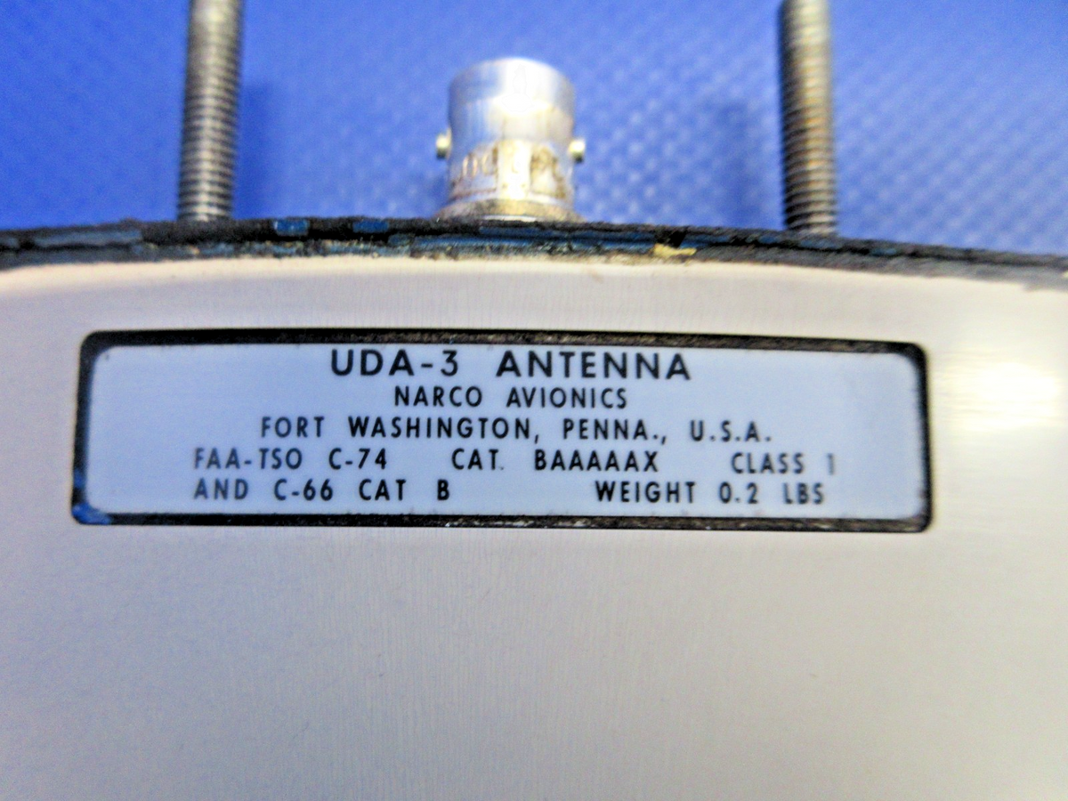 Beech 35 / A35 Bonanza Narco UDA-3 Antenna (0826-832)4