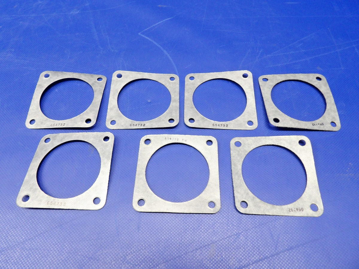Continental TSIO Air Induction Body Gasket P/N 654732 LOT OF 7 NOS (0426-1412)2