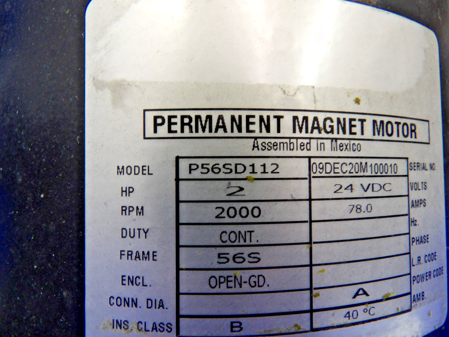 Air Tractor AT-301 AC Compressor + Motor 12/24V P/N P56SD112 TESTED (0626-1299)1