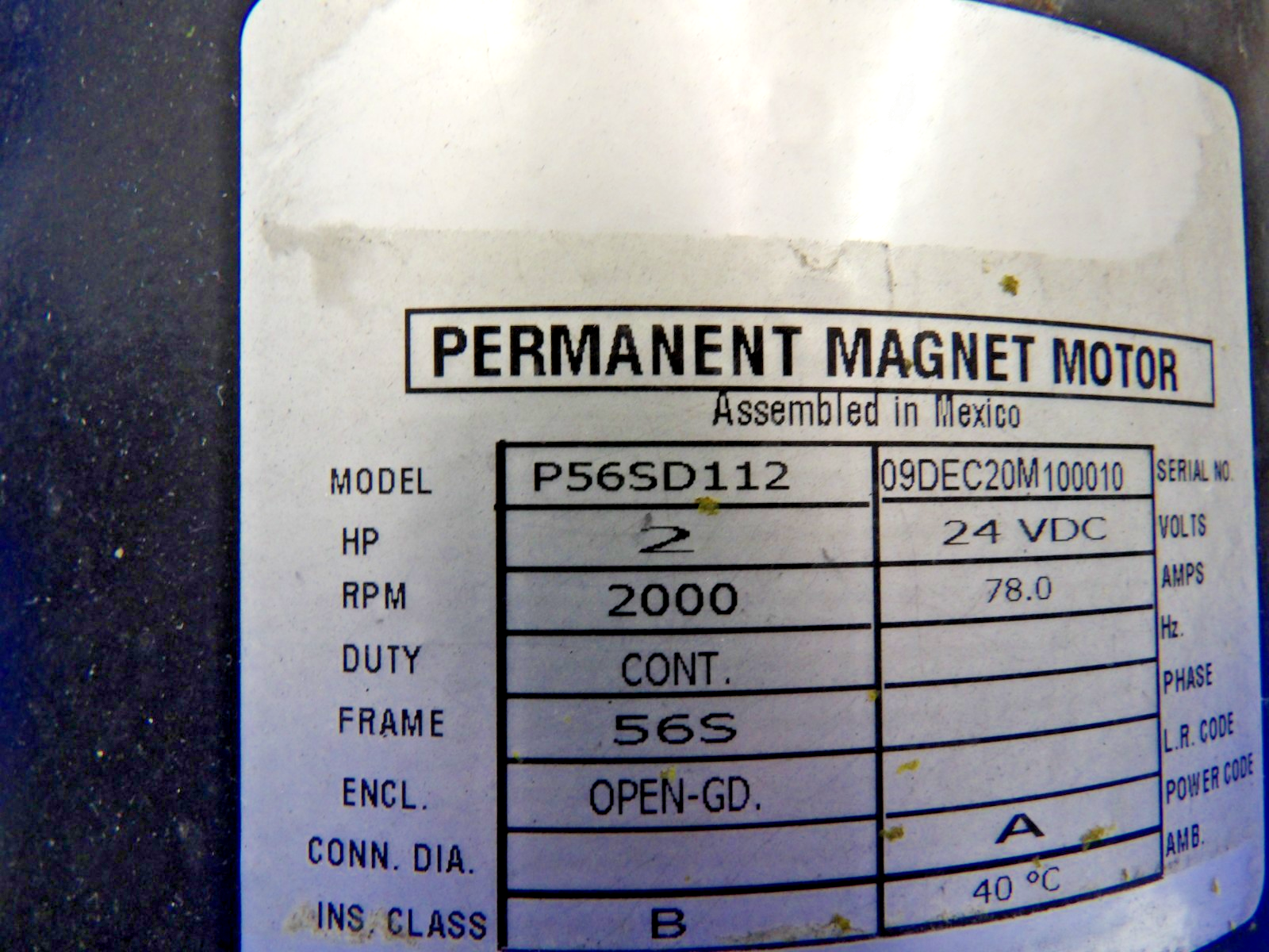 Air Tractor AT-301 AC Compressor + Motor 12/24V P/N P56SD112 TESTED (0626-1299)1