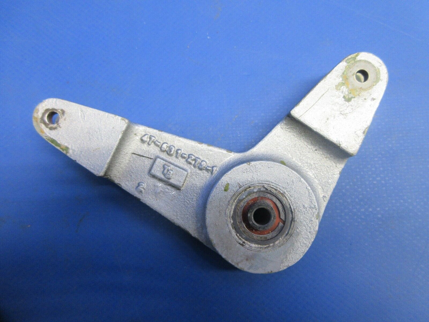 Bell 47J-2 Helicopter Throttle Control Bellcrank P/N 47-631-279-1 (1124-884)