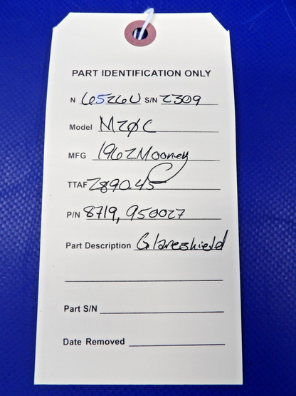 Mooney M20 / M20C Glare Shield / Glareshield P/N 950027 (0426-1428)13