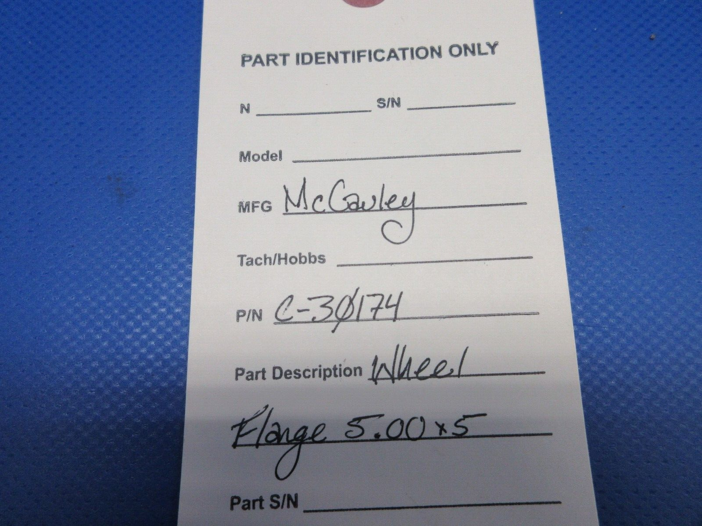 McCauley Wheel Flange 5.00 x 5 P/N C-30174 (0324-1165)