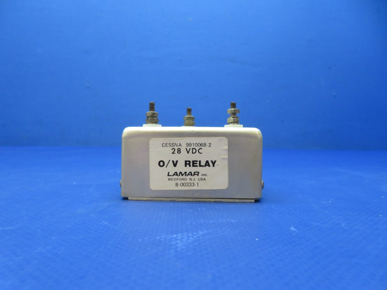 Cessna 421 Lamar Overvoltage Relay 28v P/N 9910068-2 TESTED (0326-227)5