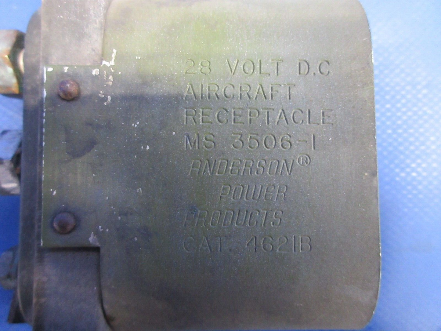 Cessna 337 / P337H Skymaster Ground Service Plug Receptacle MS 3506-1 (0724-788)
