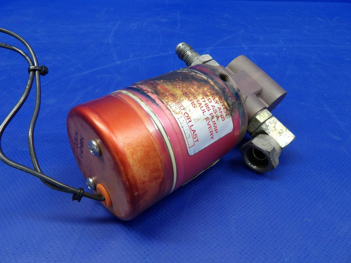 Mooney M20 / M20E Dukes Fuel Boost Pump 12V P/N 1499-00-19A TESTED (0826-1341)9