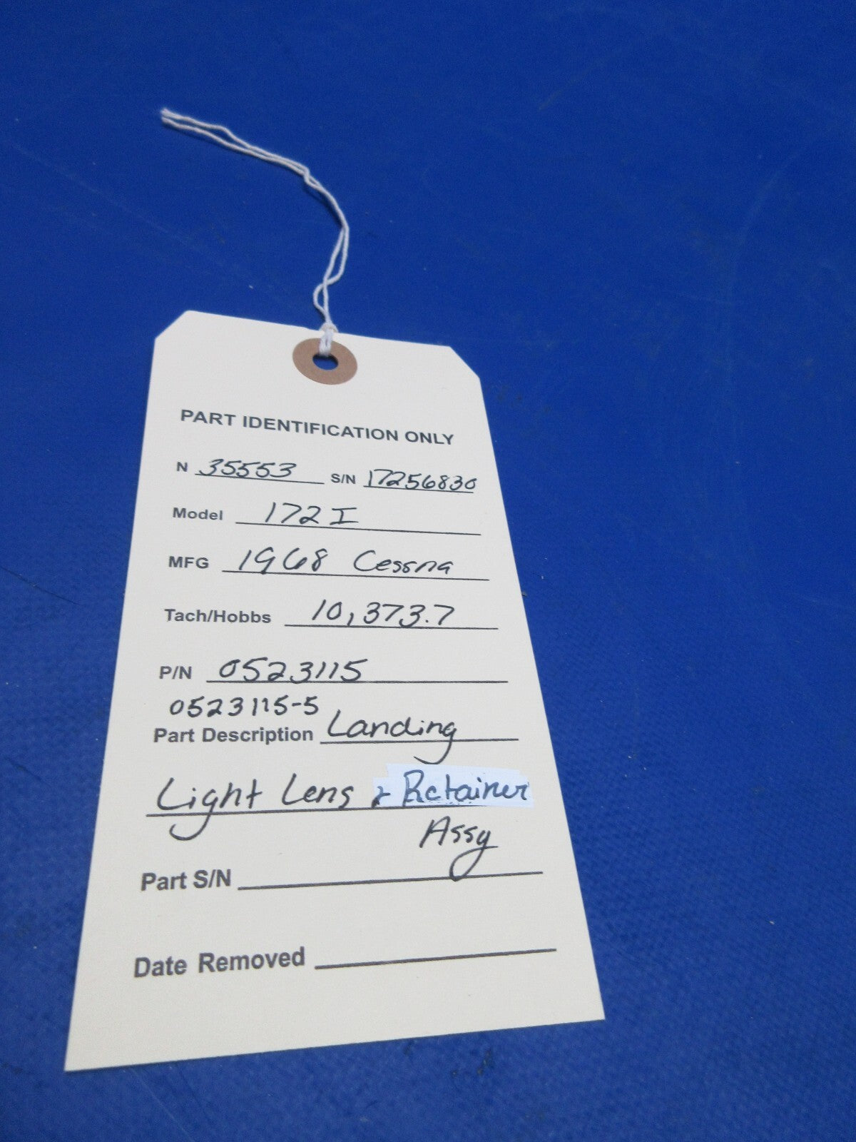 Cessna 172 / 172I Landing Light Lens And Retainer Assy P/N 0523115 (0923-859)11