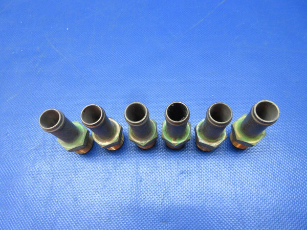 Aircraft Brass Hose Nipple Fitting 5/8" Hose 1/2 NPT P/N AN840-10 NOS (1121-365)
