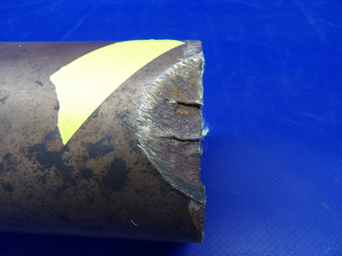 Damaged Mooney M20 / M20E Exhaust Tail Pipe P/N 850-3 (0826-1307)2