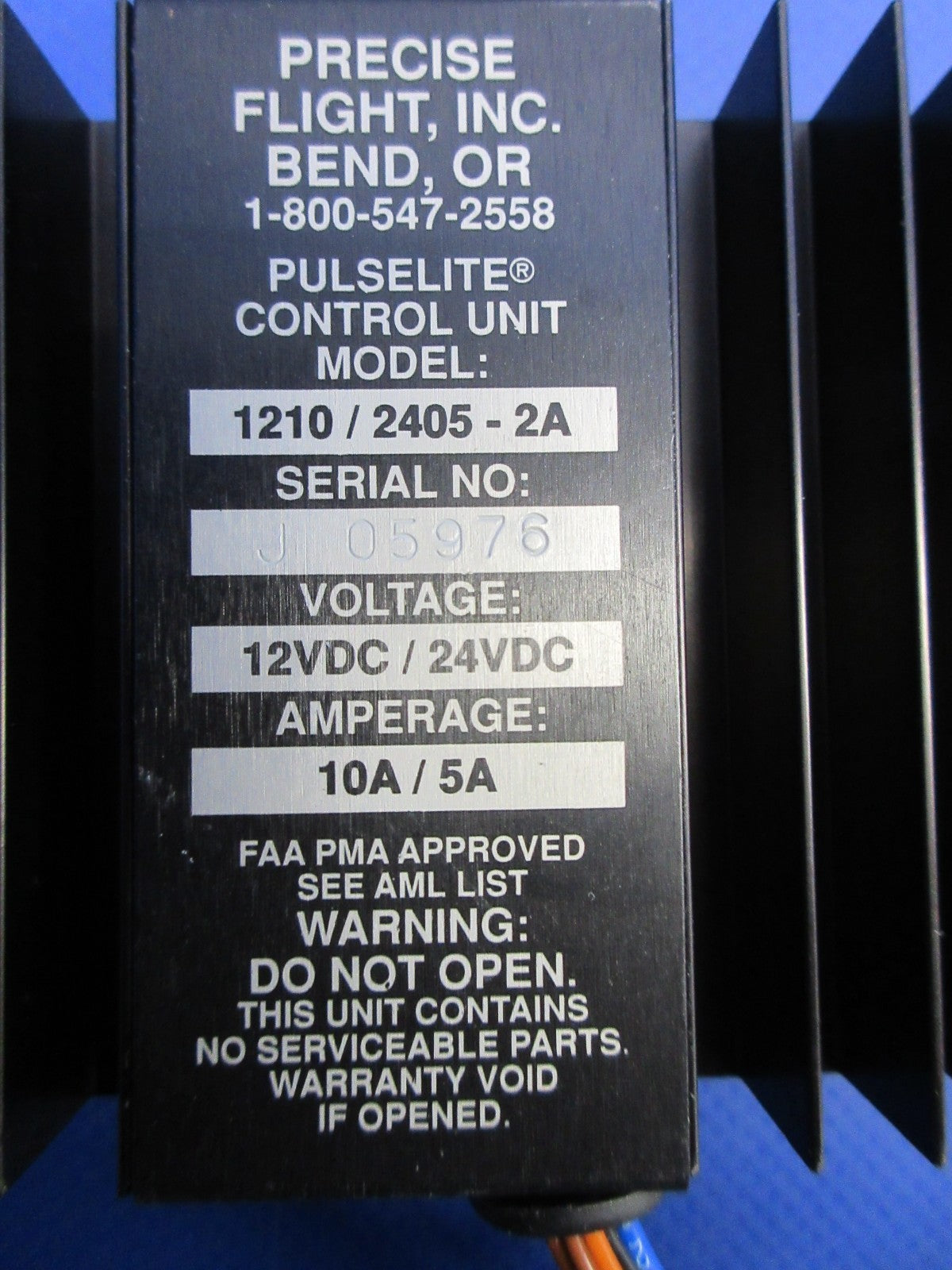 Precise Flight Pulselite 1210-2405-2A Control Unit 12/24V  w/8130 (0326-992)4