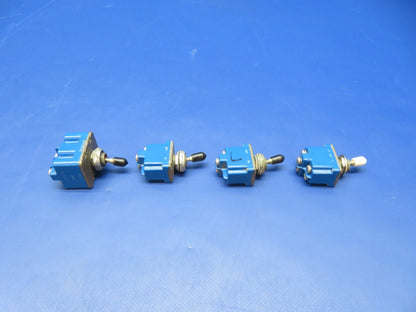 Cessna 421 Honeywell Toggle Switches P/N 2TL1-2, 4TL1-2 LOT OF 4 (0326-234)12