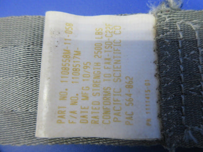 Piper PA-28 Pacific Scientific Pilot Sear Lap Belt 1108558M-11-058 (1224-720)