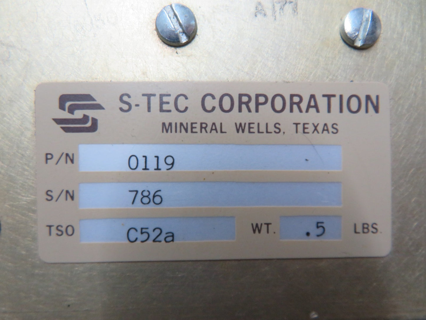 Cessna 421 S-Tec Autopilot Interface w/ Connector P/N 0119 WARRANTY (0326-225)1