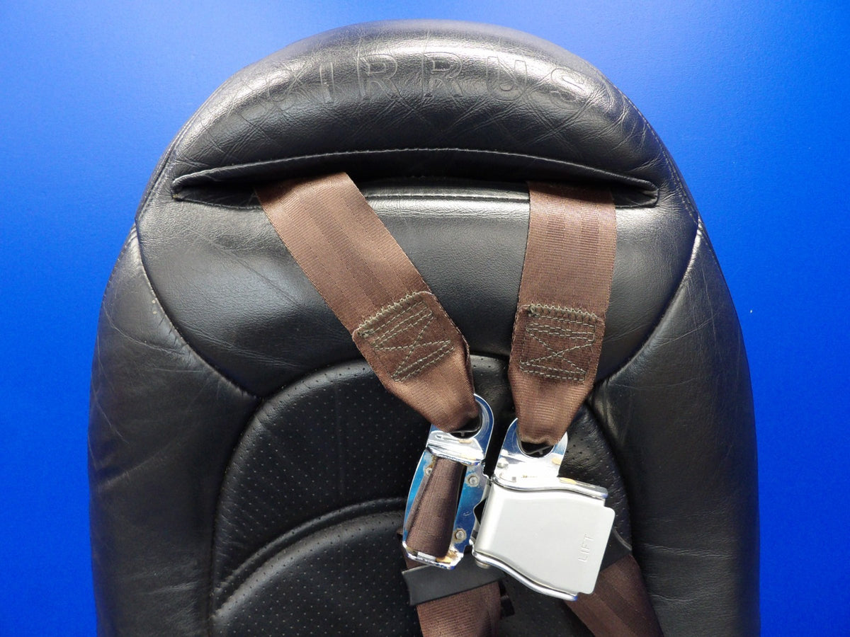 Cirrus SR22 Co-Pilot Seat w/ Inertia Reel Seatbelt P/N 13231-011 (0926-1227)2