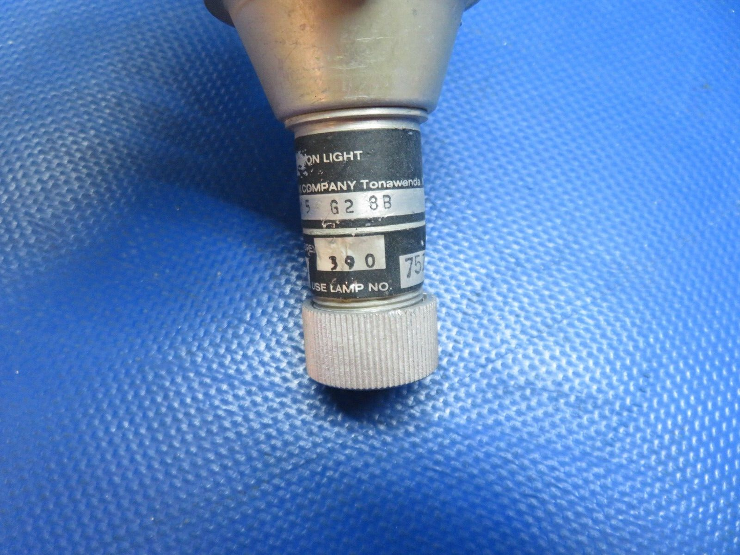 Glar-Ban 24 Volt Nav. Light Assy LH & RH w/ Lens 5105-G2-8B TESTED (1024-110)