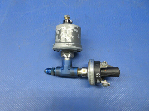 Robinson R44 Raven II Oil Pressure Switch & Sender Assy P/N B426-1 (0724-1379)