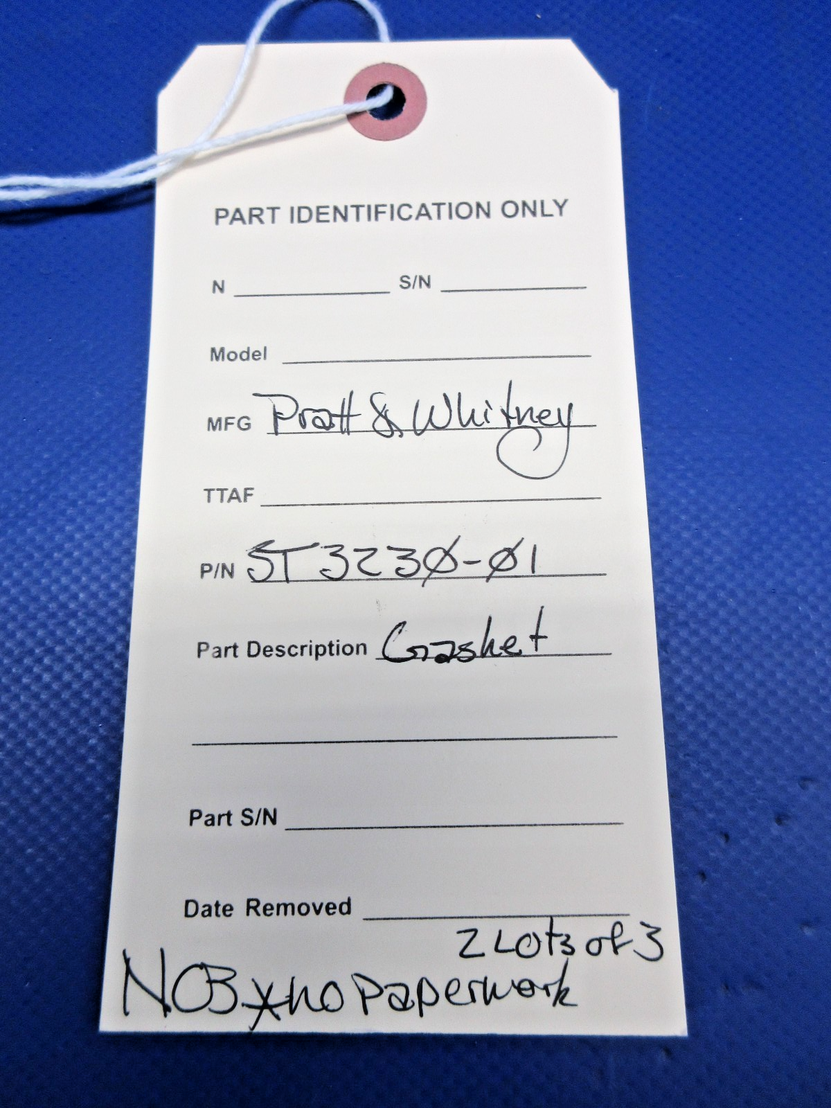 Pratt & Whitney Gasket P/N ST3230-01 LOT OF 3 NOS (0426-834)12