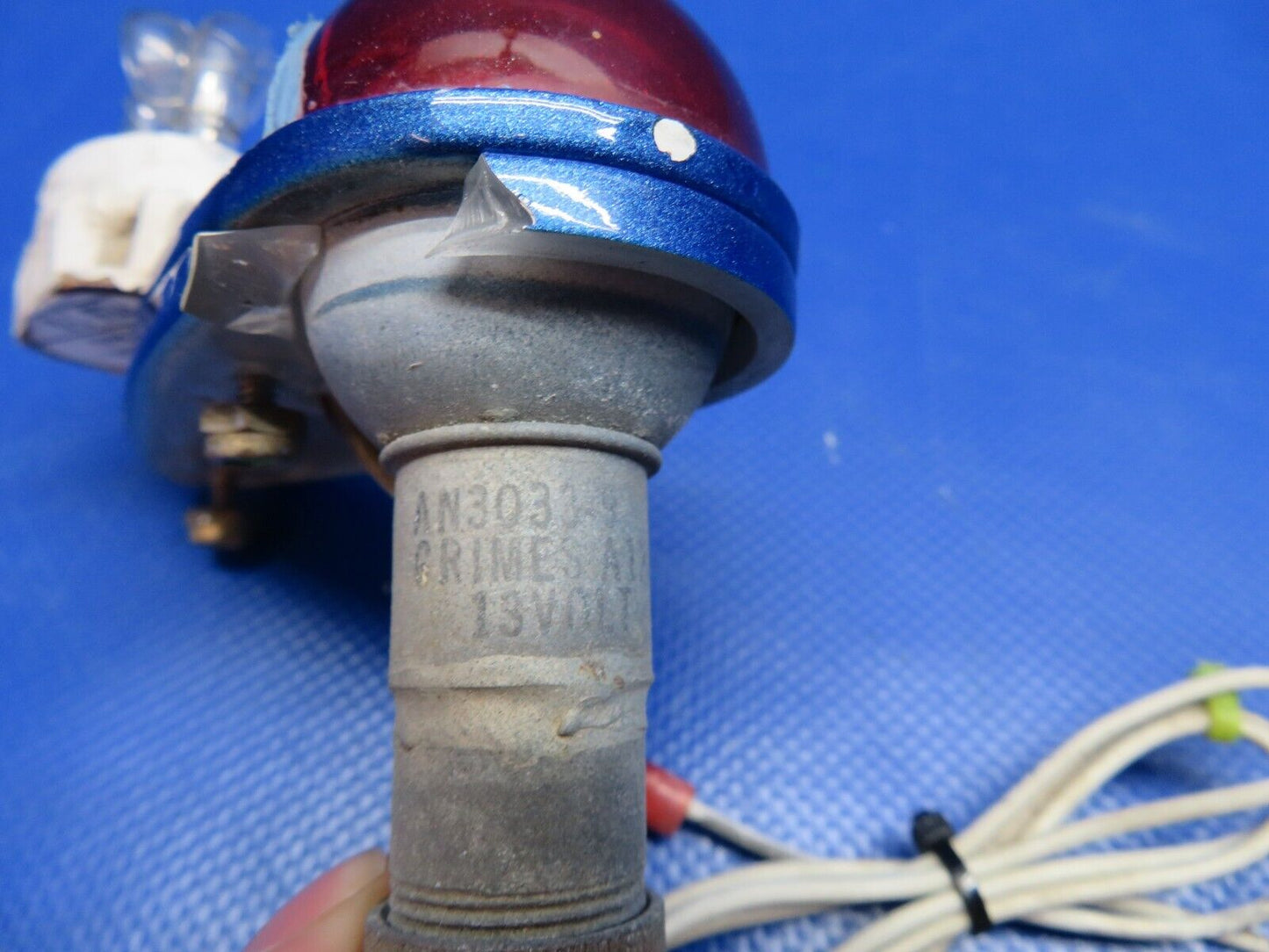 Beech C24R Sierra Grimes LH Light Assy 13V P/N AN3033-1 TESTED (0524-1557)