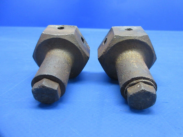 =Cessna 150 / 150L Main Gear Axle Nut 2 3/8" Tall 0741047-1 LOT OF 2 (1024-909)