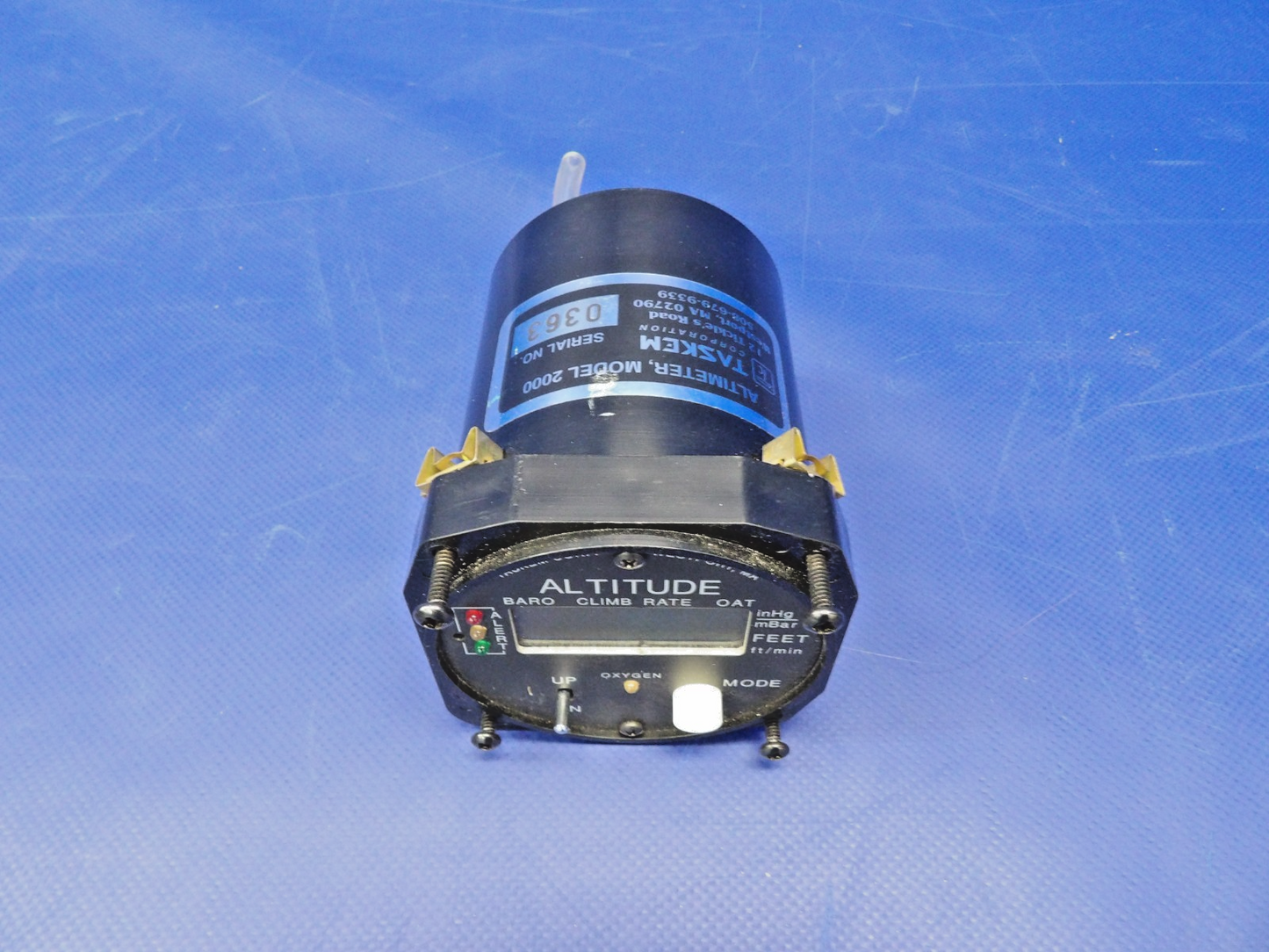 2000 Taskem Precision Altimeter WARRANTY (0426-1218)3