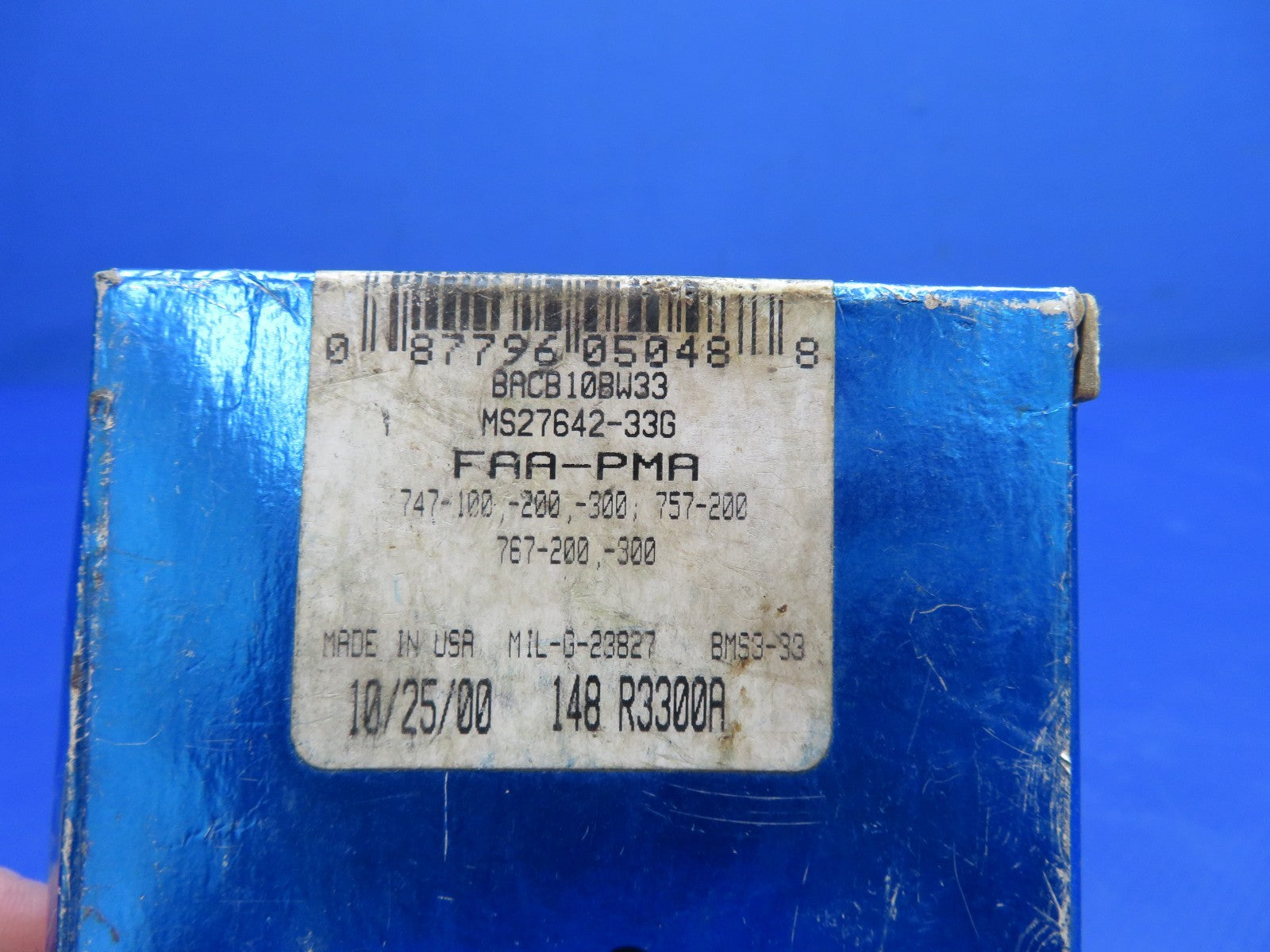 Fafnir Piper NLG Steering LWR Bearing P/N 452-332, KP33B, FS428 NOS (0326-1769)3