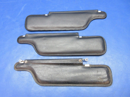 Corvette 1967 Chevrolet Sun Visors - Black LOT OF 3 (1024-1422)