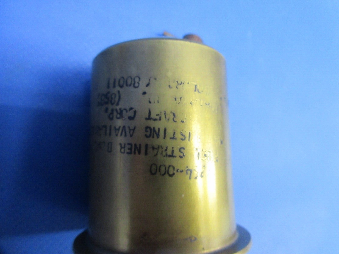 Piper PA-20 Pacer Fuel Strainer P/N 14330-002 (1024-753)