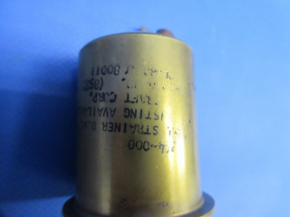 Piper PA-20 Pacer Fuel Strainer P/N 14330-002 (1024-753)