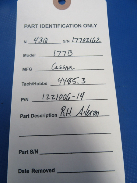 Cessna 177 / 177B Cardinal RH Aileron P/N 1221006-14 (0724-01)