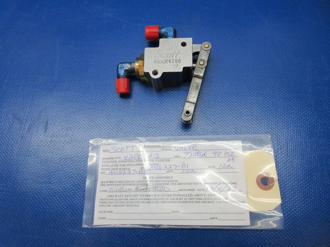 Scott Parking Brake Valve P/N 4200-A2 REBUILT (1224-1301)