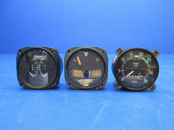 Beech /  Cessna Aircraft Instruments Man Cave / Decoration LOT OF 8 (0924-1388)