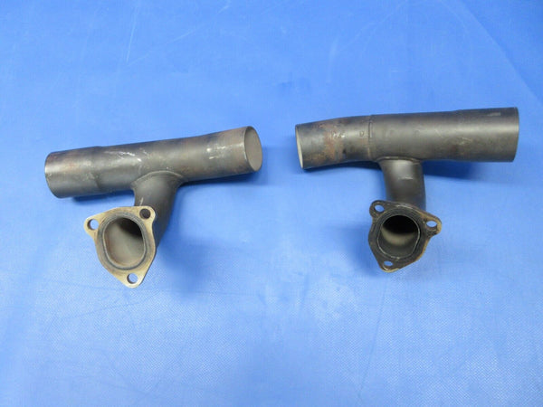 Lycoming IO-540 Exhaust Risers LH & RH Rear P/N LW-10161 & LW-10162 (0824-2088)